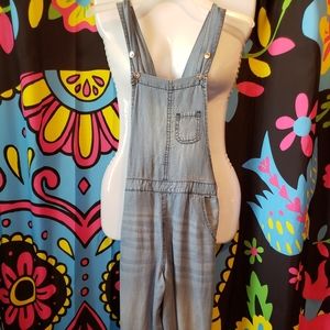 Bebe Girls Denim Overalls